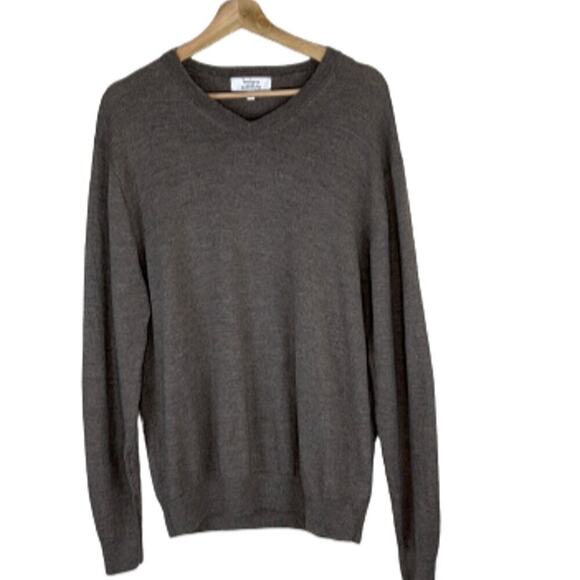 TURNBURY FINE EXTRA MERINO WOOL MEN'S SWEATER SIZE L - Picture 1 of 7